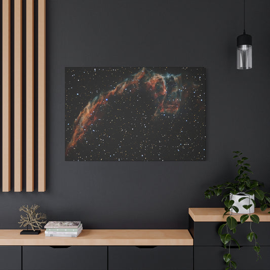 Space Canvas Wall Art - NGC 6992 Veil Nebula