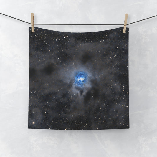 Space Glow – Iris Nebula Face Towel